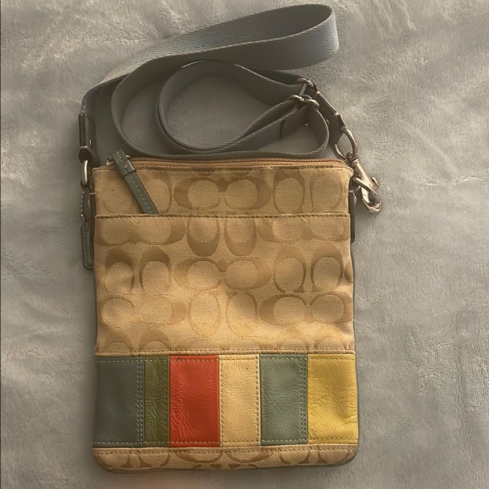 Coach Signature Patchwork Crossbody Bag